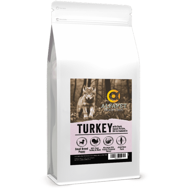 ALFAPET PUPPY MINI RATA CURCAN MUSETEL 2KG